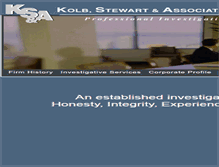 Tablet Screenshot of kolbstewart.com